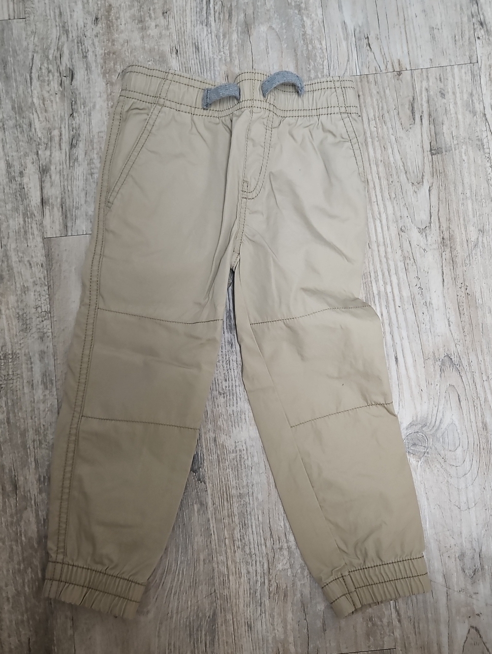 Toddler Elastic Waist Jogger Pants - Tan